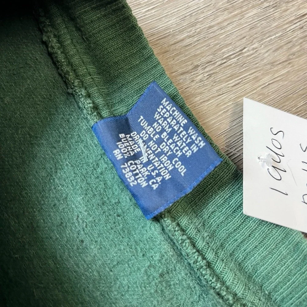 Wisconsin dells Sweatshirt Men L Green Colorblock Mountain Golf Vintage